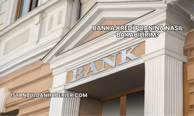 Banka Kredi Puanına Nasıl Bakabilirim?