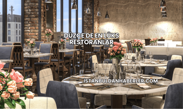 Düzce'de En Lüks Restoranlar