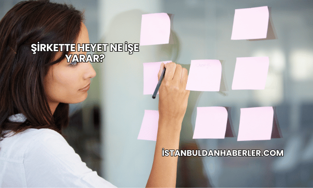 Şirkette Heyet Ne İşe Yarar?