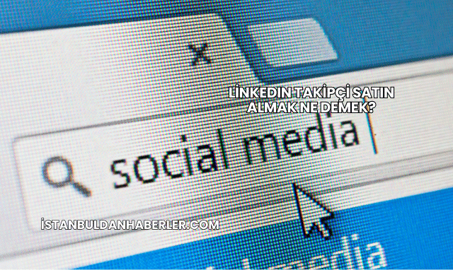 LinkedIn Takipçi Satın Almak Ne Demek?