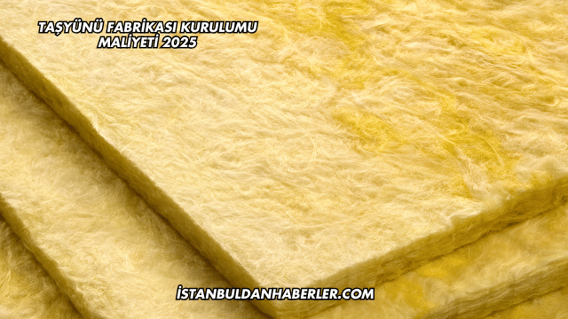 Taşyünü Fabrikası Kurulumu Maliyeti 2025
