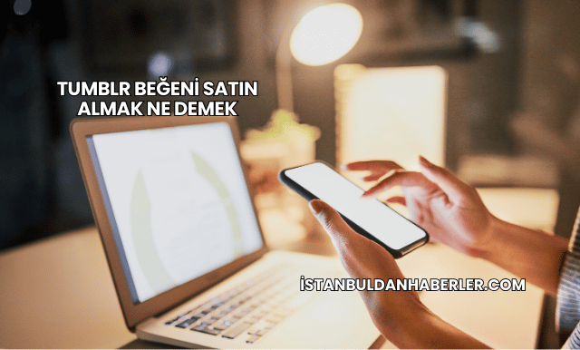 Tumblr Beğeni Satın Almak Ne Demek