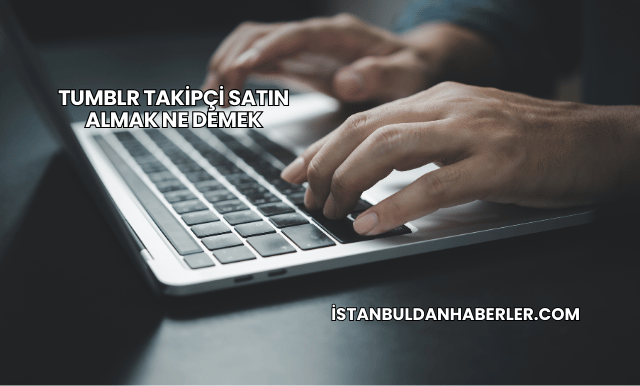 Tumblr Takipçi Satın Almak Ne Demek