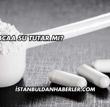 Bcaa Su Tutar mı?