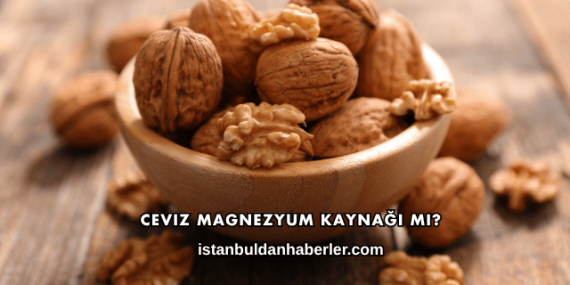 Ceviz Magnezyum Kaynağı mı?