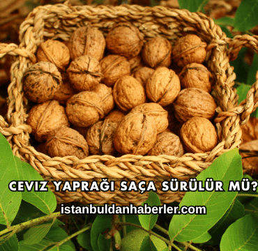 Ceviz Yaprağı Saça Sürülür mü?